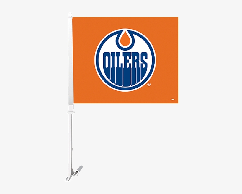Edmonton Oilers Car Flag - Edmonton Oilers, transparent png #2093307