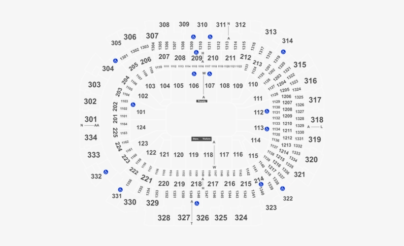 Edmonton Oilers Tickets - American Airlines Center Dallas Tx Seats Map, transparent png #2093573