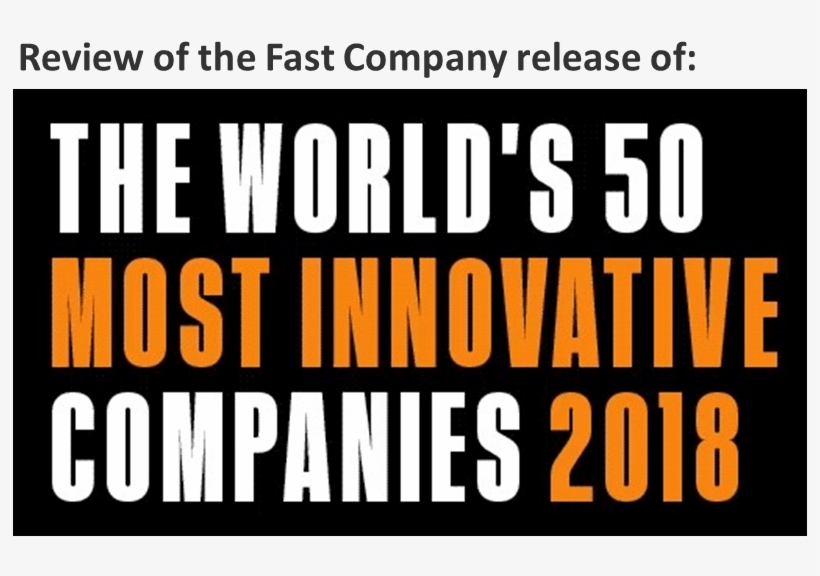 World's Most Innovative Companies 2018, transparent png #2094184