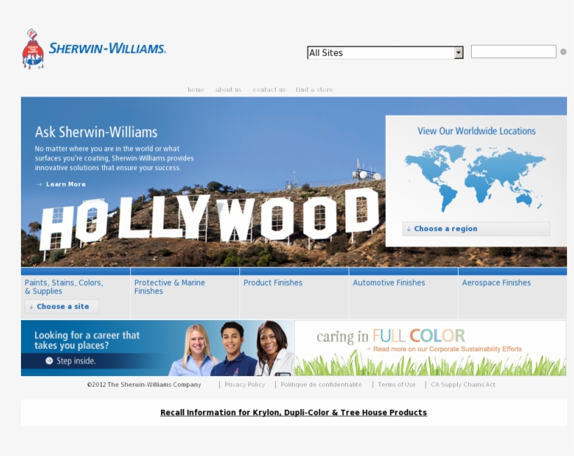 Sherwin-williams Competitors, Revenue And Employees - Hollywood Sign, transparent png #2094673