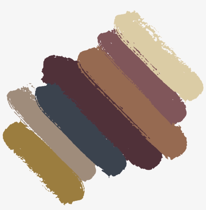 Seven Paint Swipes, Representing The Colors Of The - Paint, transparent png #2094711