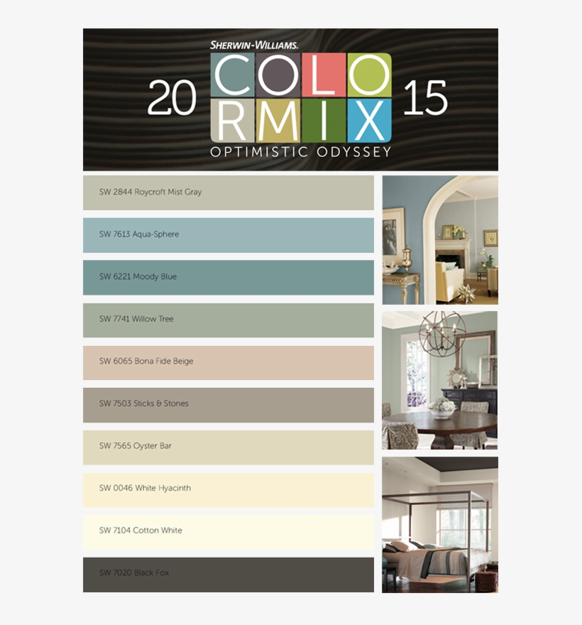 Sherwin Williams 2015 Colormix Forecast - Interior Design, transparent png #2094847