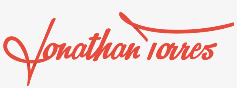 Jonathan Torres - Calligraphy, transparent png #2095399
