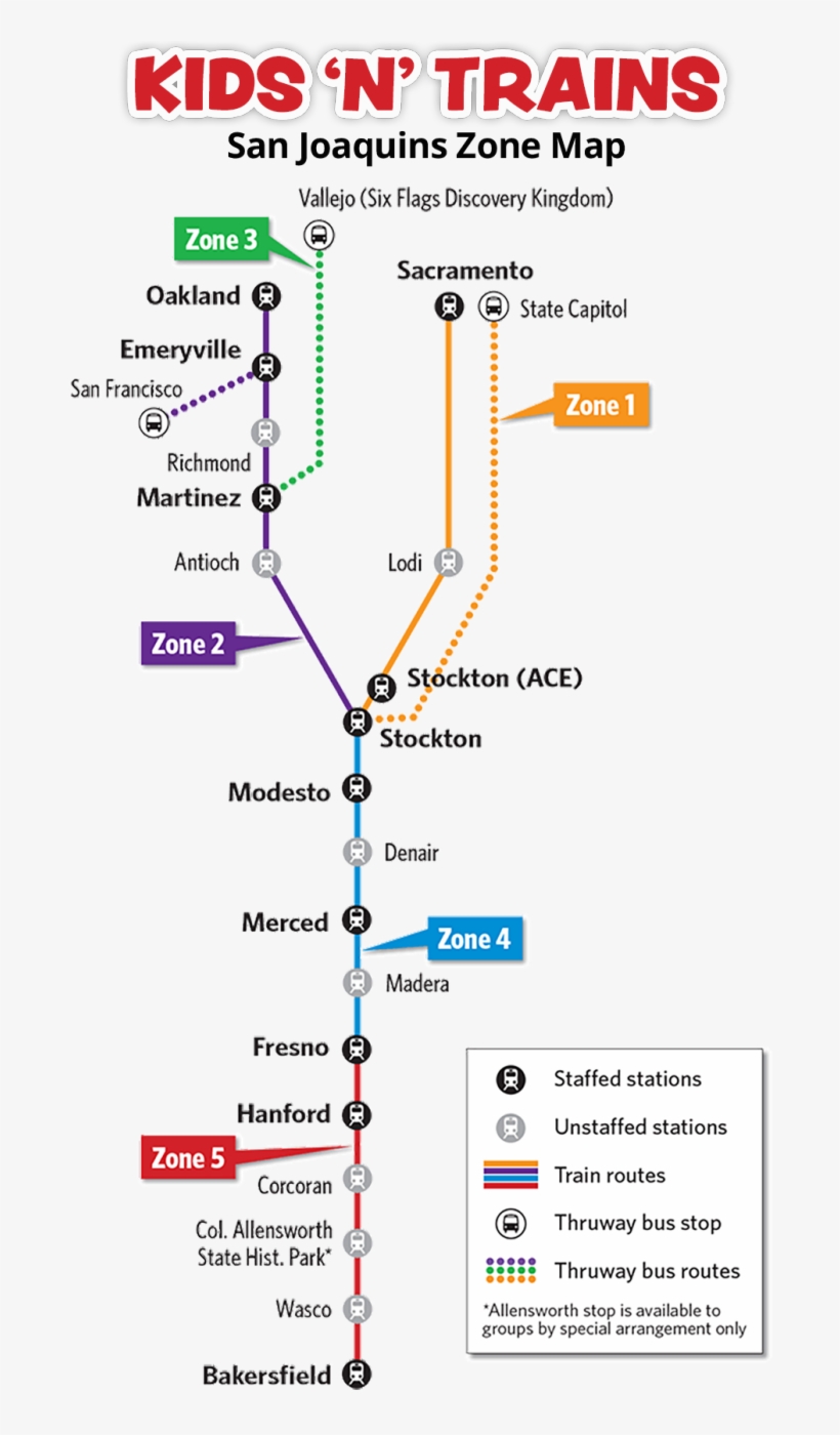 Kids 'n' Trains San Joaquins - Diagram, transparent png #2096451
