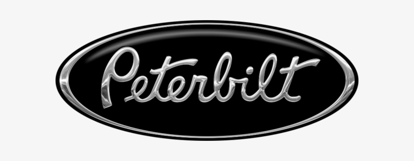 3-pack Black/chrome Peterbilt Emblem Skins - Peterbilt Logo, transparent png #2097113