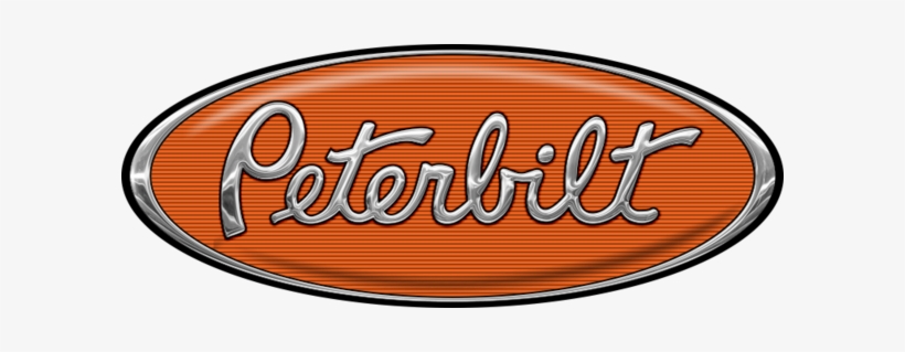 Orange And Chrome Peterbilt Hood Logo Skins - Emblem, transparent png #2097547