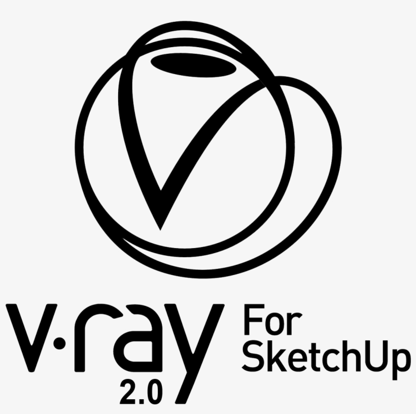 V-ray For Sketchup - V Ray 2.0 For Sketchup Logo, transparent png #2098032