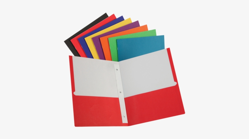 Office Depot Brand 2-pocket Paper Folders, With Or - Staples Paper Folder, transparent png #2098211