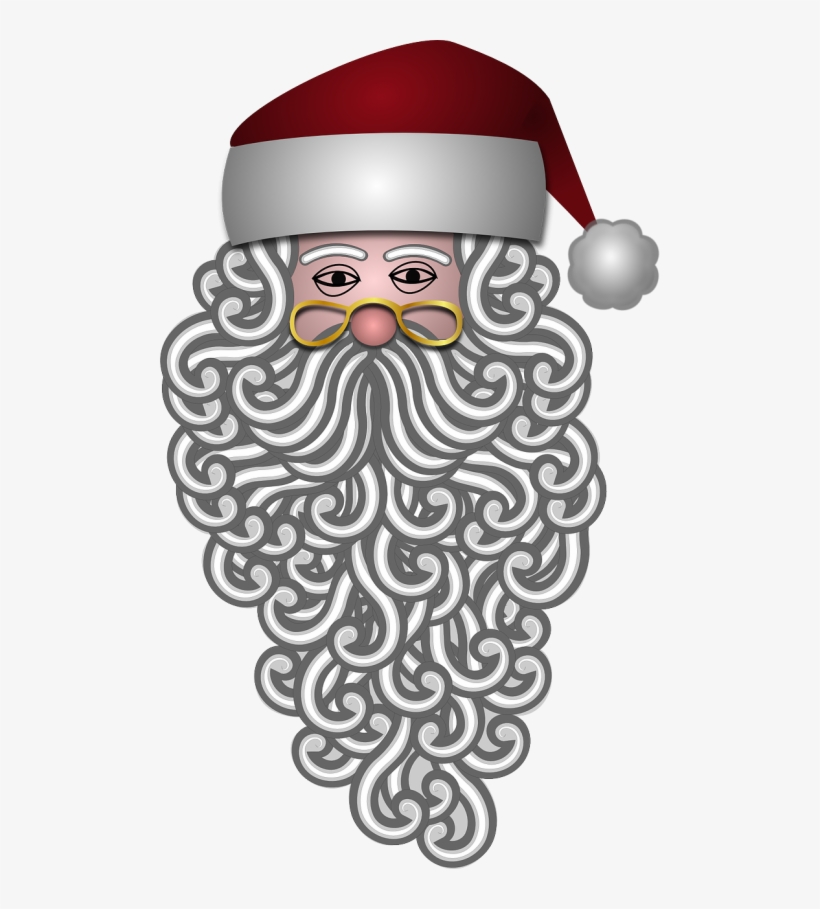 Santa - Charming Santa Claus Oval Ornament, transparent png #2098382