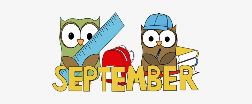 September Month School Owls - September School, transparent png #2098836