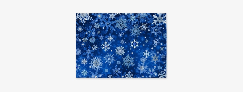 #christmas #snowflakes Blue White 5'x7' Area #rug #bluechristmas - Christmas Snowflakes Blue White Pillow Case, transparent png #2099199