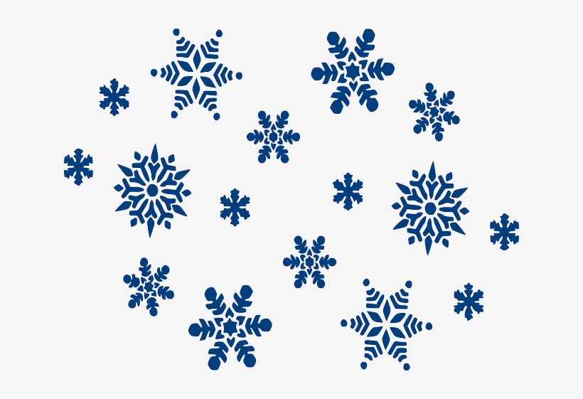 Snowflakes-304522 - Blue Snowflakes Clipart, transparent png #2099201
