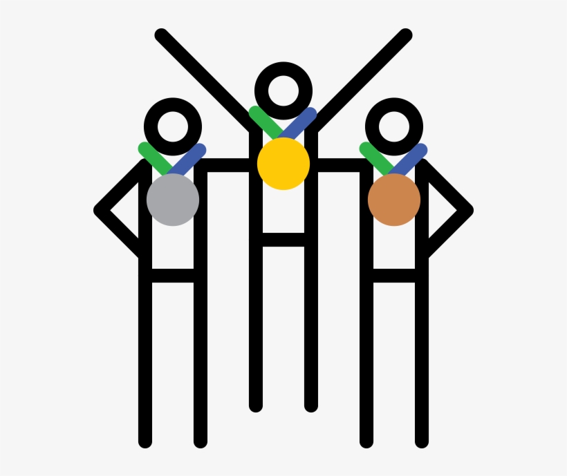 Svg Freeuse Stock Medals Olympic Free On Dumielauxepices - Fleur Géométrique Logo, transparent png #2099318