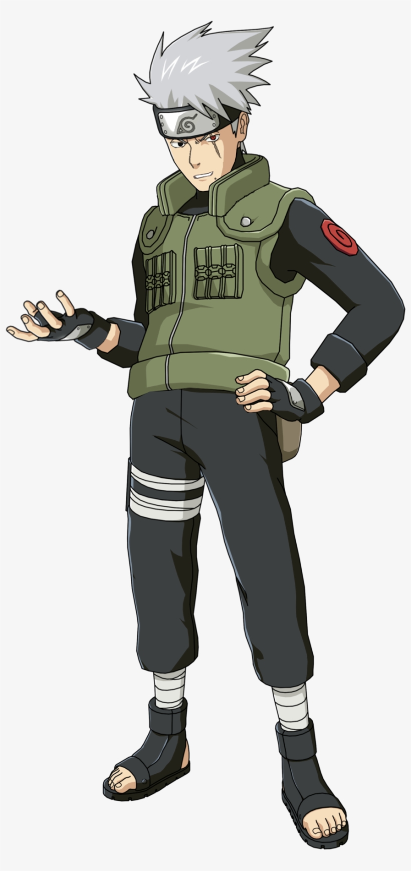 Kakashi Unmasked - Kakashi Shoes, transparent png #2099876