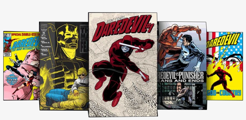 Added To Marvel Unlimited On A Weekly Basis As Early - Daredevil Vs. Punisher: Means & Ends (new Printing), transparent png #2099986