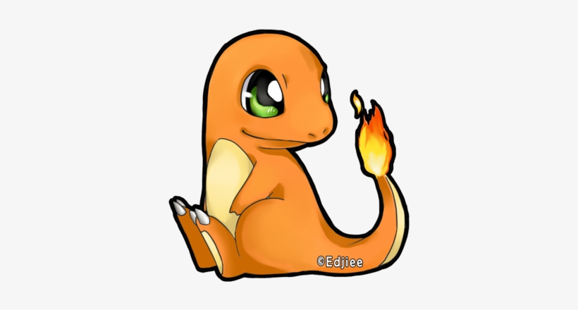 Png Freeuse Library Drawing Chibis Charmander - Charmander Kawaii Png, transparent png #210043