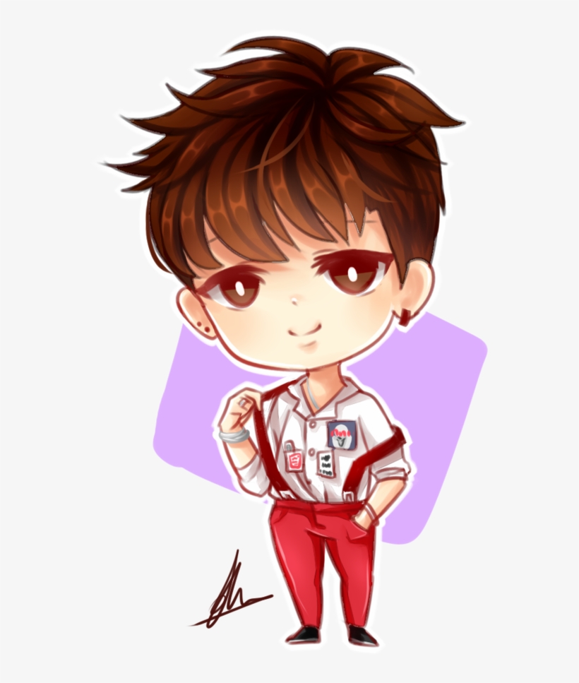 Bts Jimin Chibi By Xaevlyn On Deviantart - Jimin Animado, transparent png #210068