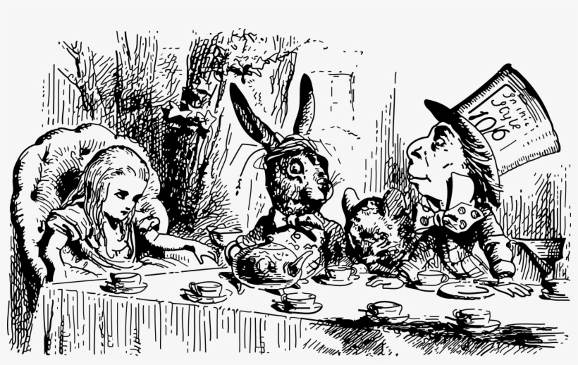 Jpg Royalty Free Library - Alice In Wonderland Tea Party, transparent png #210113