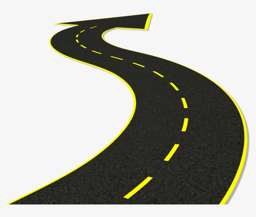 Library Highway Clipart Images - Road Clipart Arrow, transparent png #210218