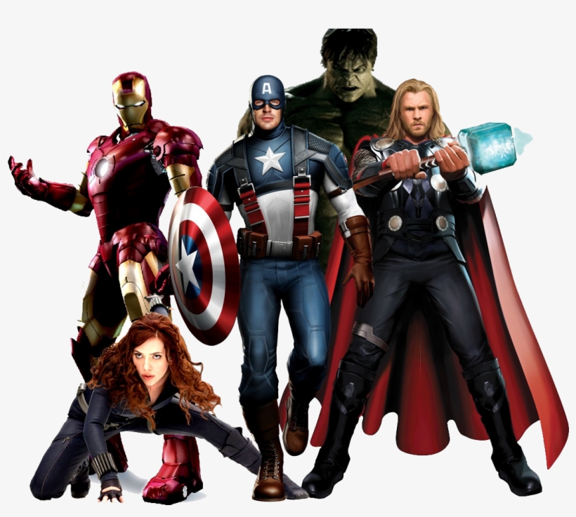 Clipart Resolution 1000*844 - Avengers Team, transparent png #210396