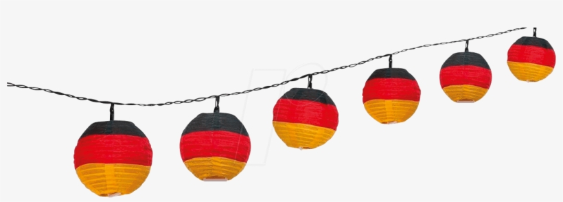 Led German Flag String Lights, Battery-operated Goobay - Guirlande Allemagne, transparent png #210683