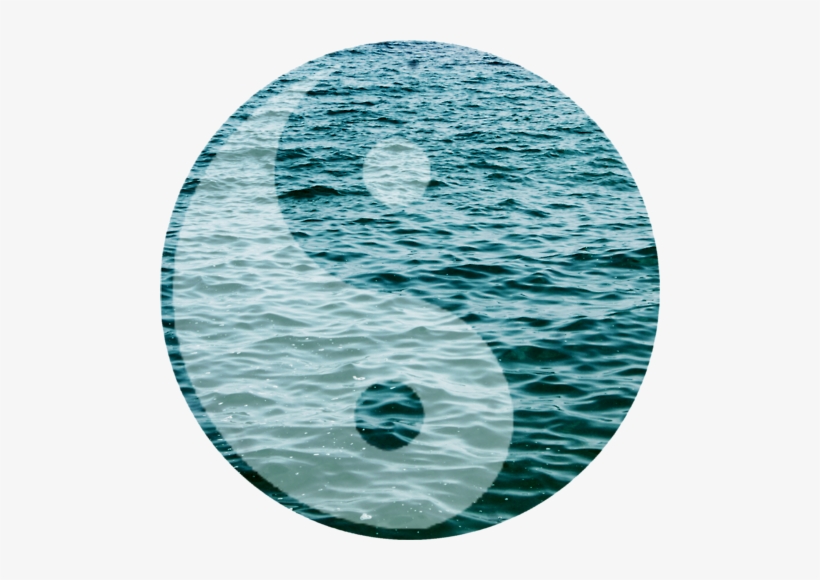 The Moon Told Me Discovered By Ismael On We Heart It - Yin And Yang Ocean, transparent png #210803