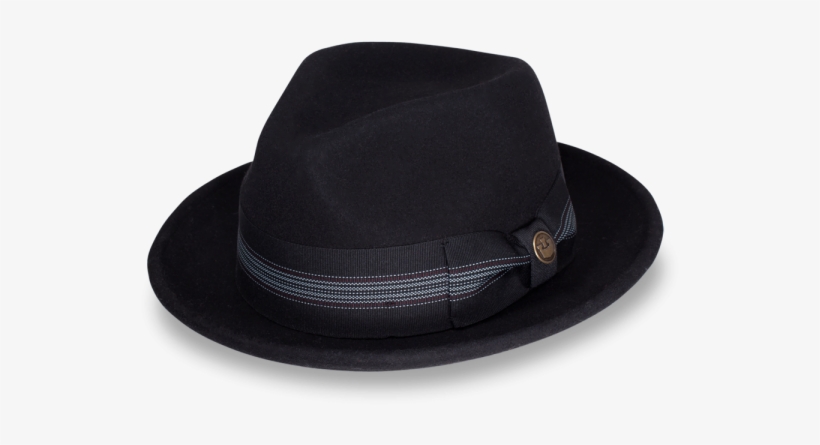 A Fedora Wrapped With A Beautiful Hat Band And Bow - Hat, transparent png #210858