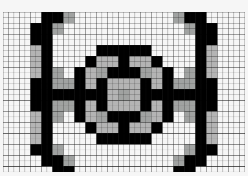 Star Wars Tie Fighter Pixel Art Free Transparent Png