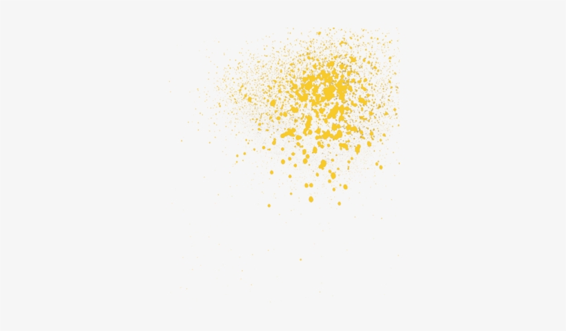 Yellow Paint Splatter Png - Portable Network Graphics, transparent png #211019