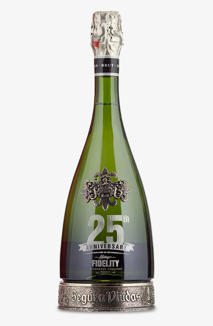 Champagne Holiday Gift - Glass Bottle, transparent png #211197