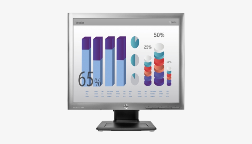 Hp Elitedisplay E190i - Hp Elitedisplay E190i 18.9 Led Backlit Ips Monitor, transparent png #211375