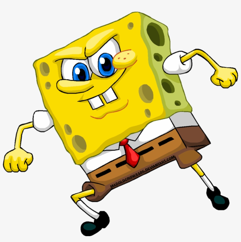 Angry Spongebob Png - Spongebob Angry Png, transparent png #211587