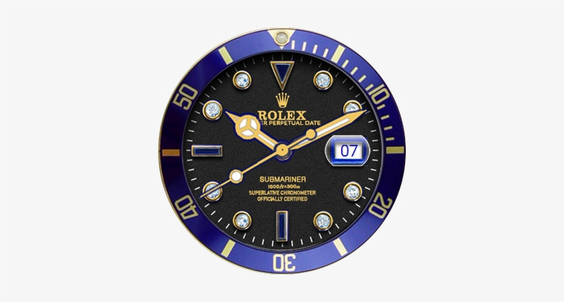 Rolex Submariner Blue - Rolex Submariner 16613 Two Tone Mens Watch, transparent png #211589
