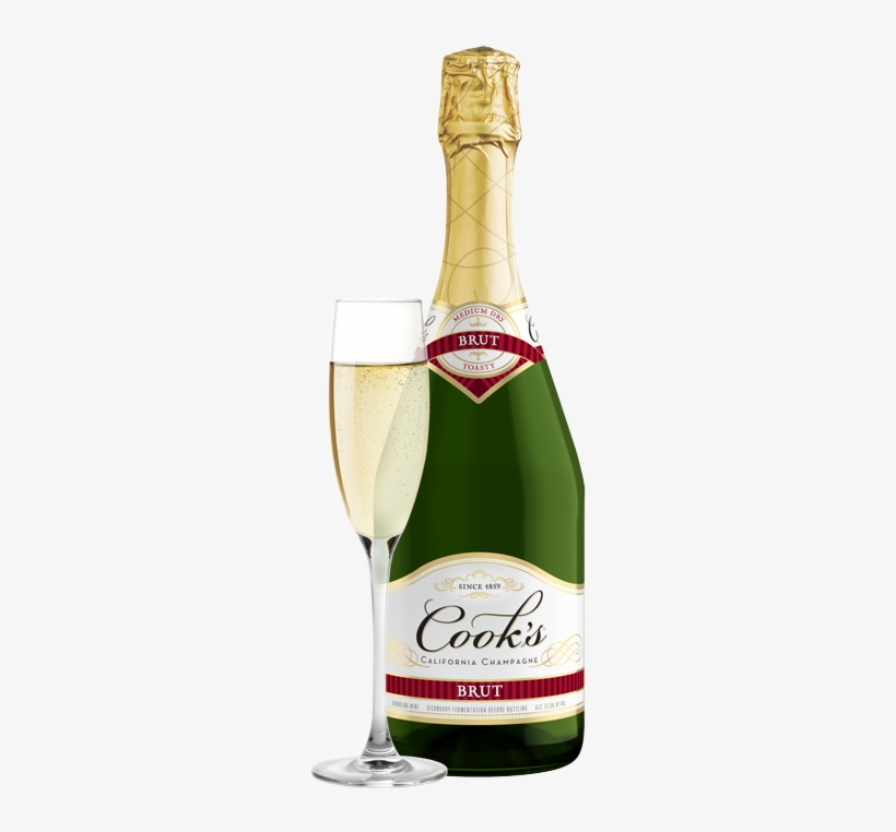 Cook's Brut California Champagne - Cook's Champagne, transparent png #211624