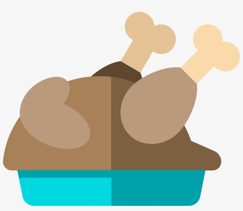 Turkey Clipart Freeuse Stock - Fried Turkey Clipart, transparent png #211628