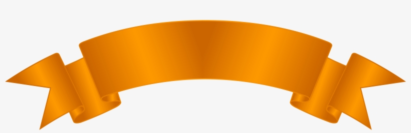 Ribbon Orange Png, transparent png #211712
