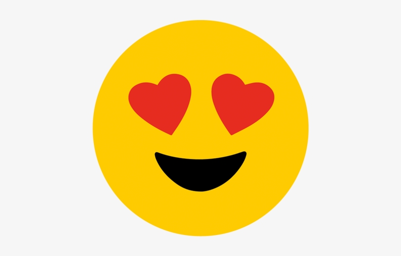 Emoji Heart Eyes Png Vector Royalty Free Library - Heart Eyes Emoji, transparent png #211735