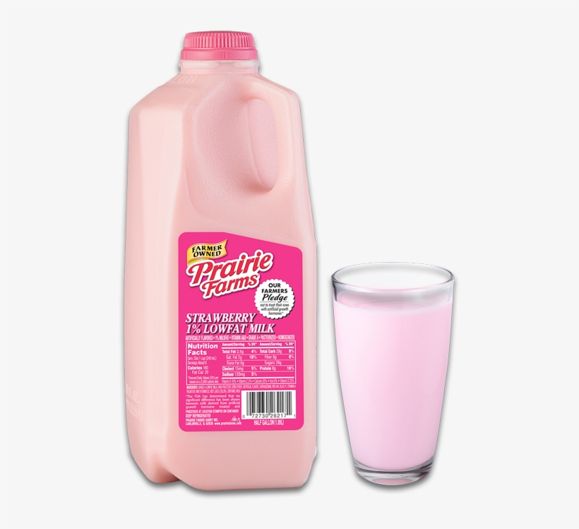 Strawberry Milk - « - Milk, transparent png #211840