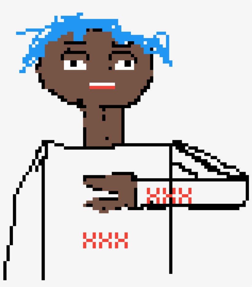 Xxxtentacion With Blue Hair - Blue, transparent png #211958
