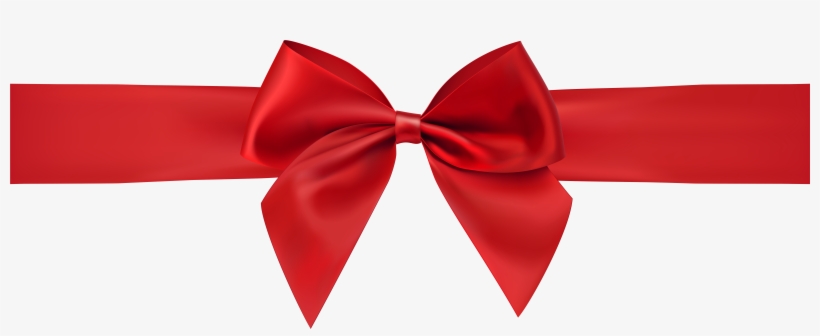 Red Ribbon Png Transparent - Red Bow Png Transparent, transparent png #212147