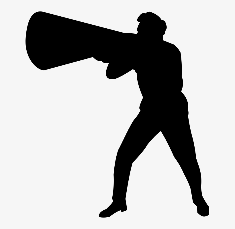 Silueta De Hombre Gritando, transparent png #212150