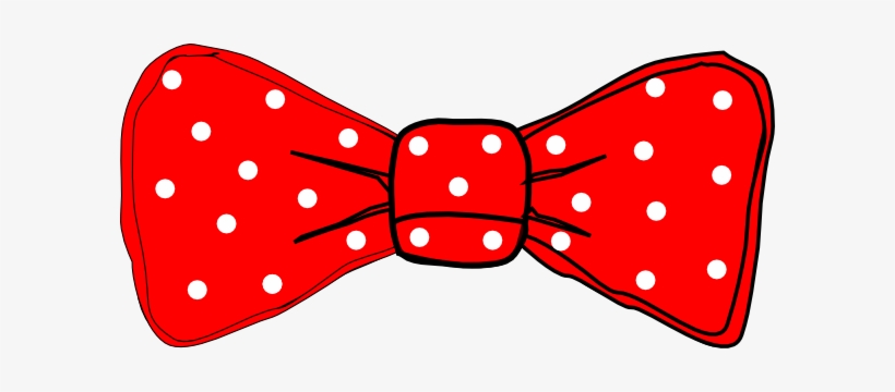 Bow Tie Red Polka Dot Clip Art - Bow Ties Clipart, transparent png #212316