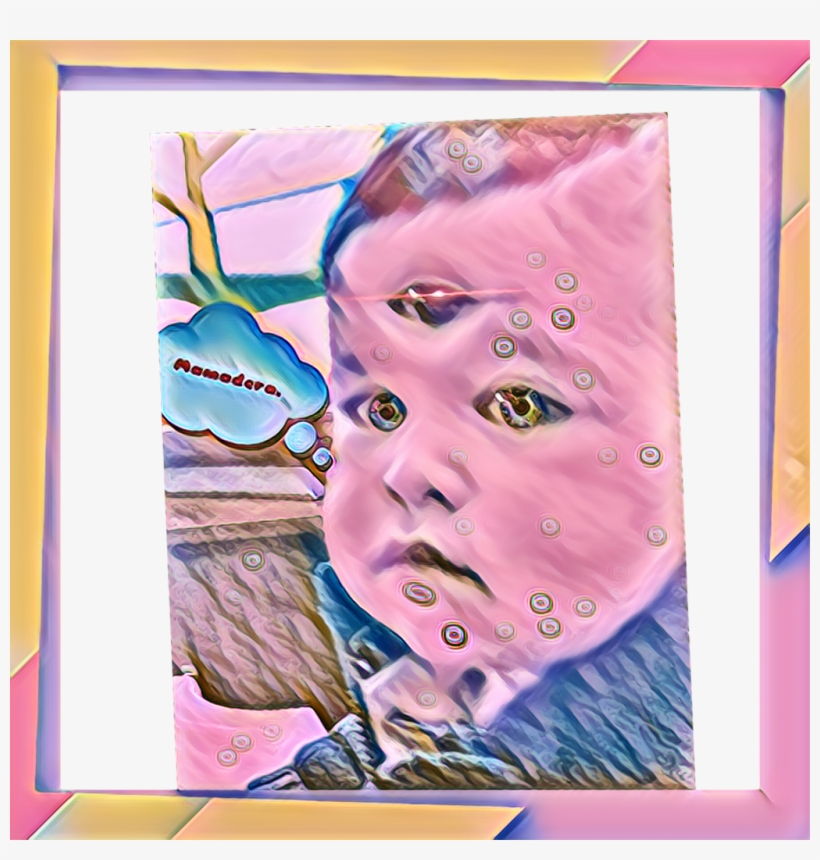 Retrato Abstracto De Mi Primo Bastian Lamodaloestodo - Picture Frame, transparent png #212368