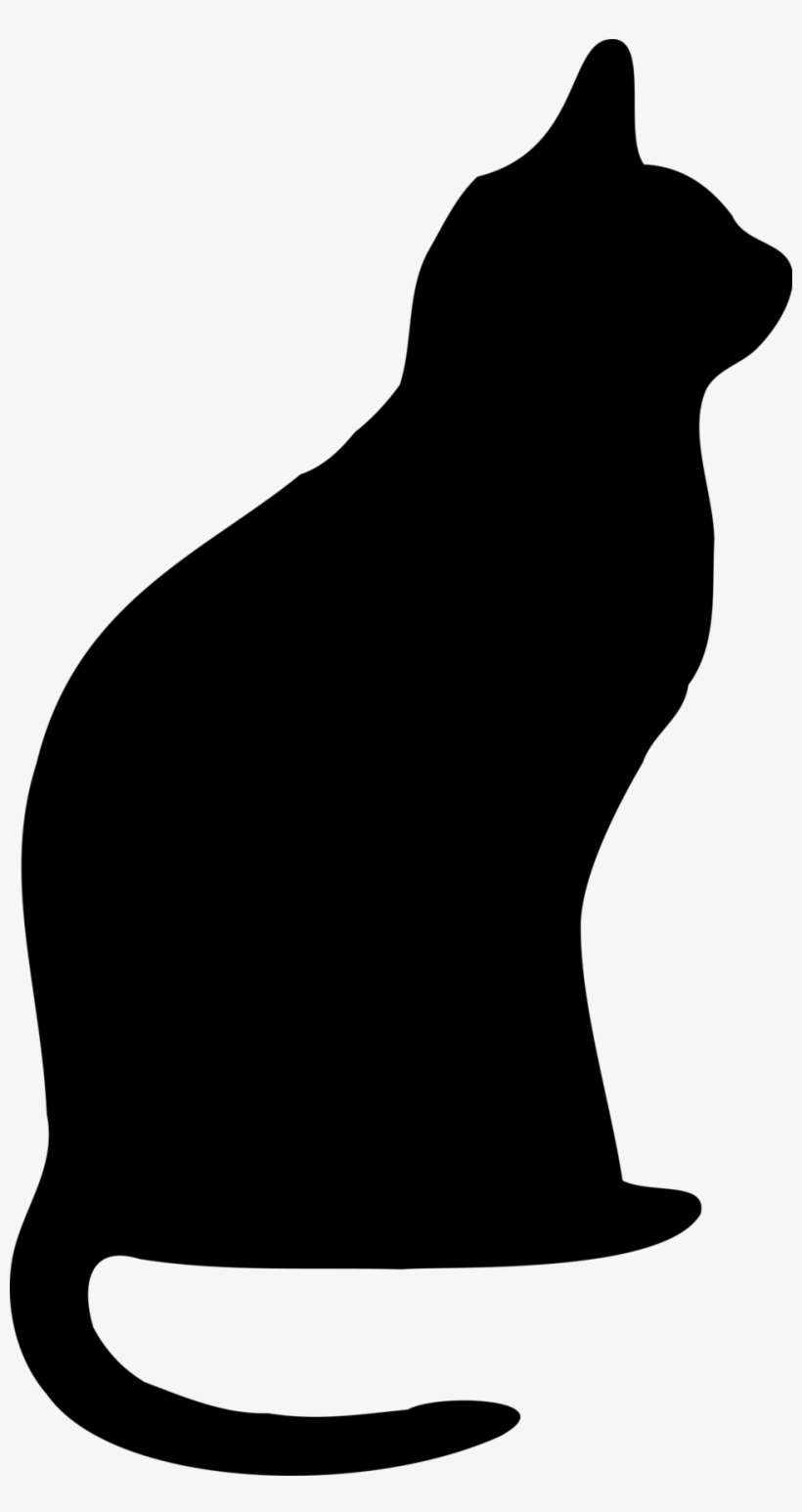 Clip Art Library Download Black Cat Clipart Png - Cat Silhouette Clip Art Png, transparent png #212445