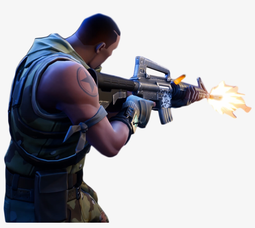 Fortnite - Fortnite Person Shooting Png, transparent png #212622