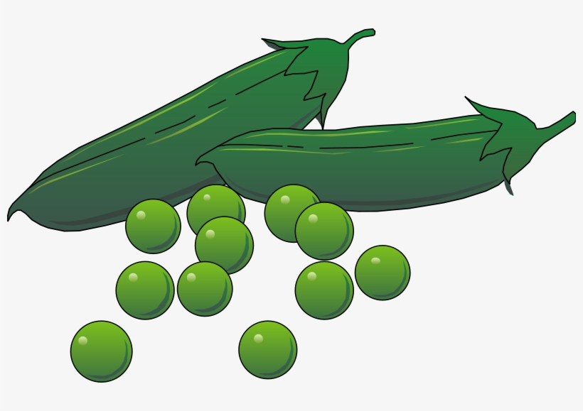 Peas Drawing Family - Give Peas A Chance Bib, transparent png #212667