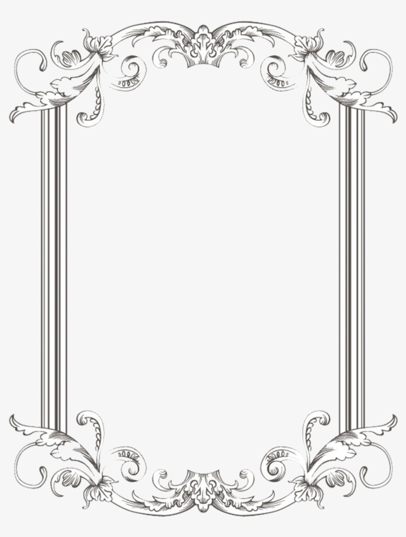 Free Png Vintage Border Frame Png Images Transparent - Vintage Border Frame Png, transparent png #212809