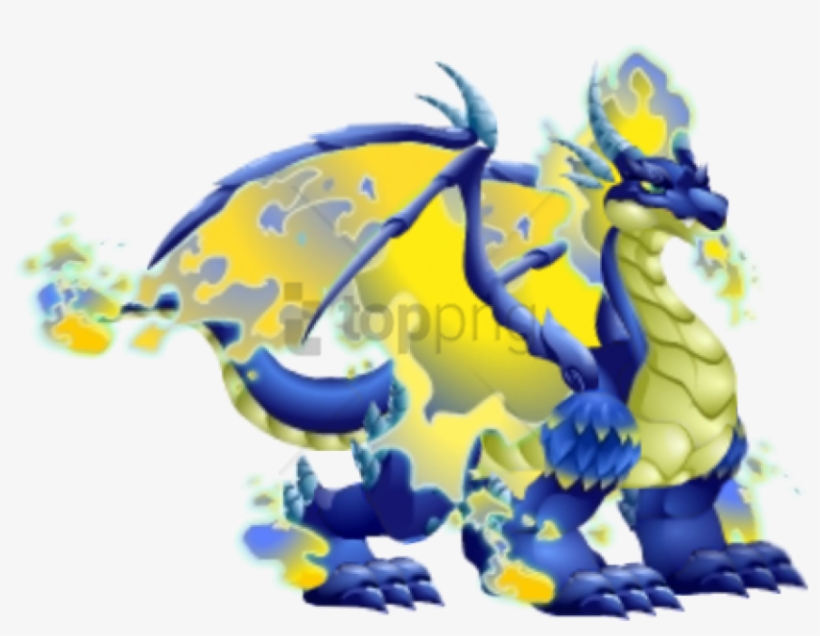 Blue Fire Dragon 3 - Super Fire Dragon Dragon City, transparent png #212889