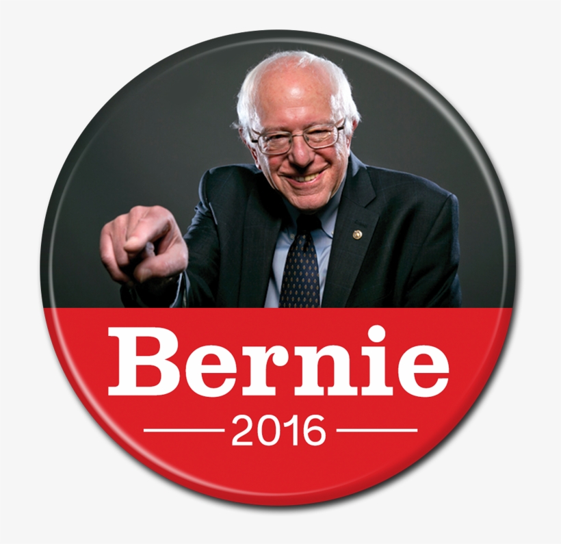 Bernie Sanders Button - Its Finger Licking Good Meme, transparent png #212941