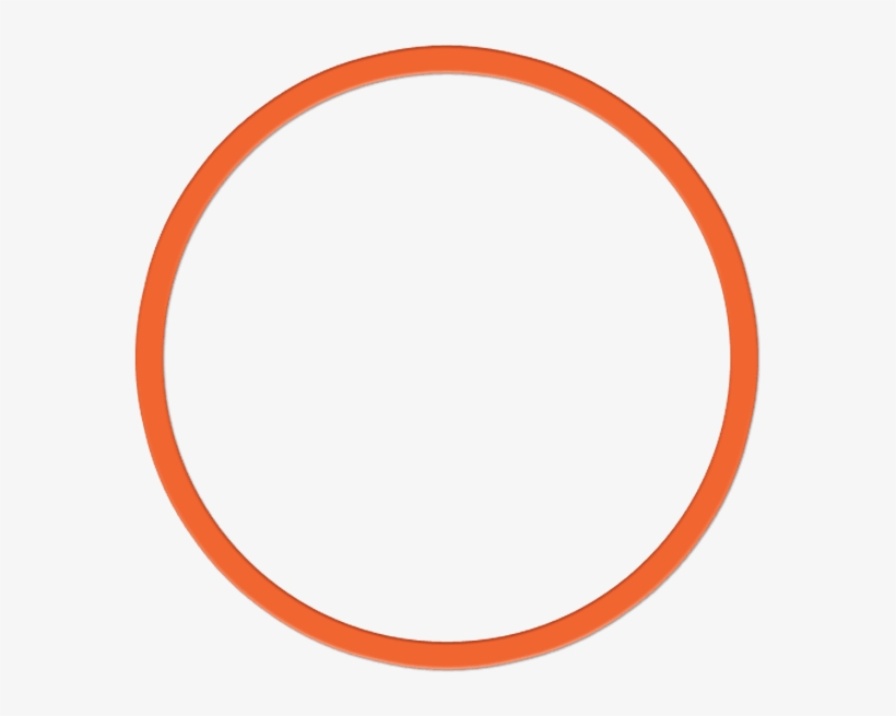 Inside An Orange Bird Orange Circle Logo Pictures To - Orange Circle Outline Png, transparent png #212959